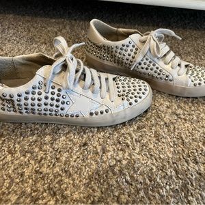 Shu shop studded fashion sneakers